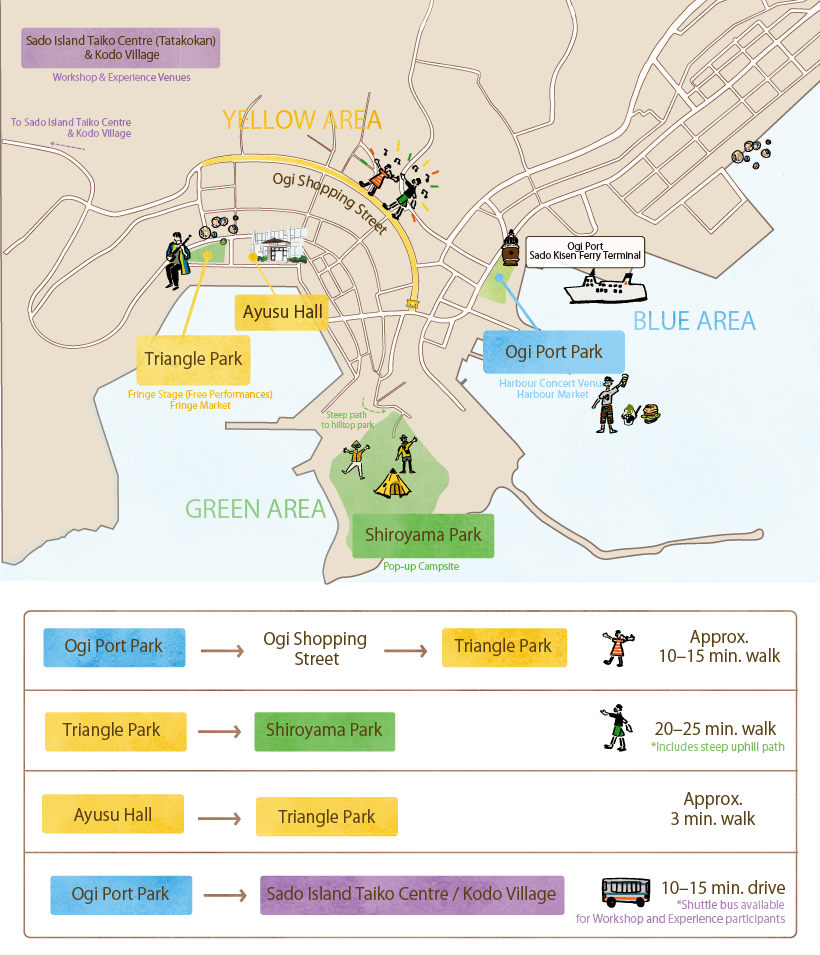 Festival Area map